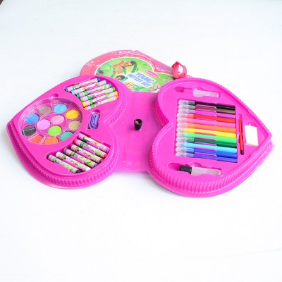 mini heart shape color pen set lovely art set for kids