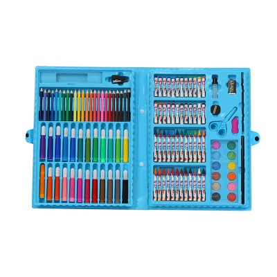 Color drawing pastels travel rainbow art set kids painting set