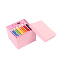 42pcs 42-piece blue pink drawing stationery art set for kids